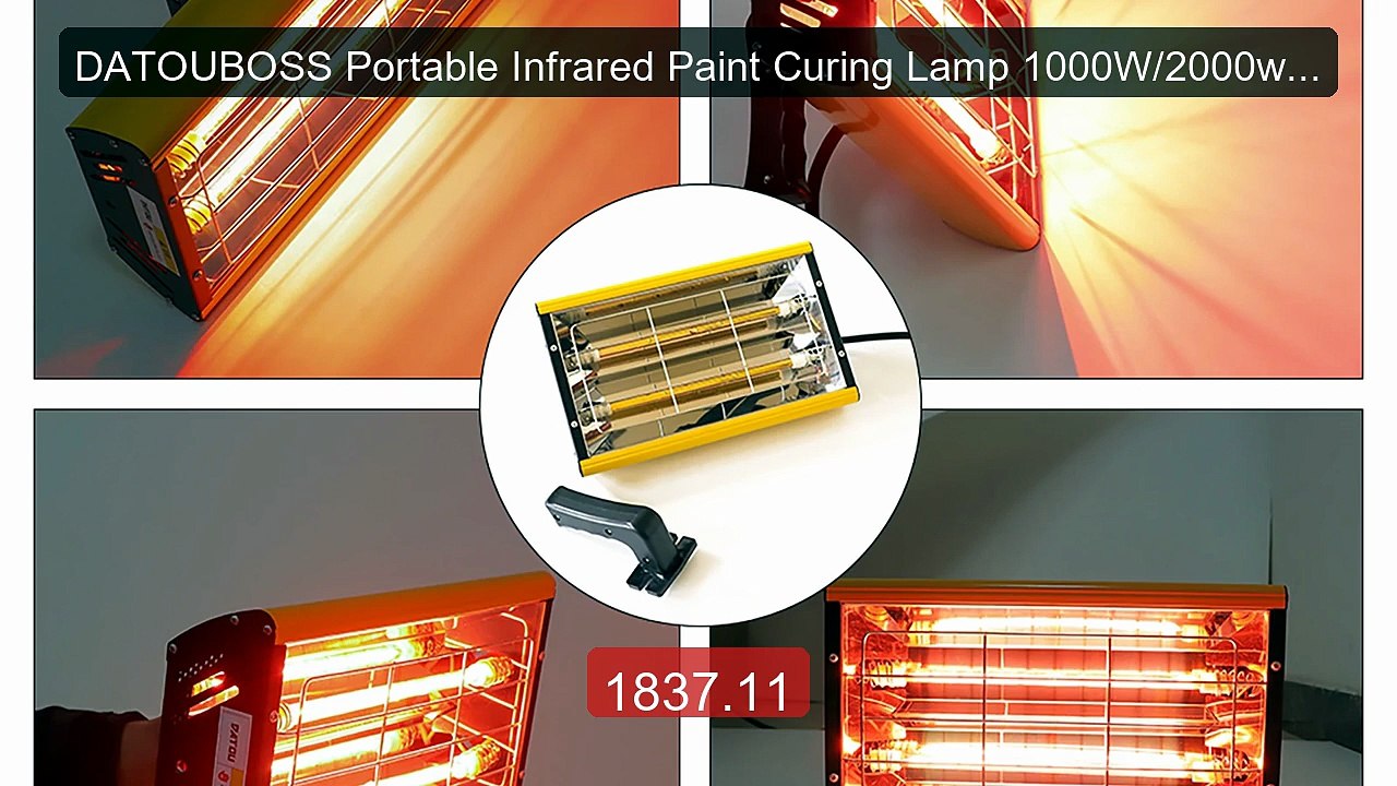 DATOUBOSS Portable Infrared Paint Curing Lamp 1000W/2000w Han... -- Amazing Value 2026 | Must Have!