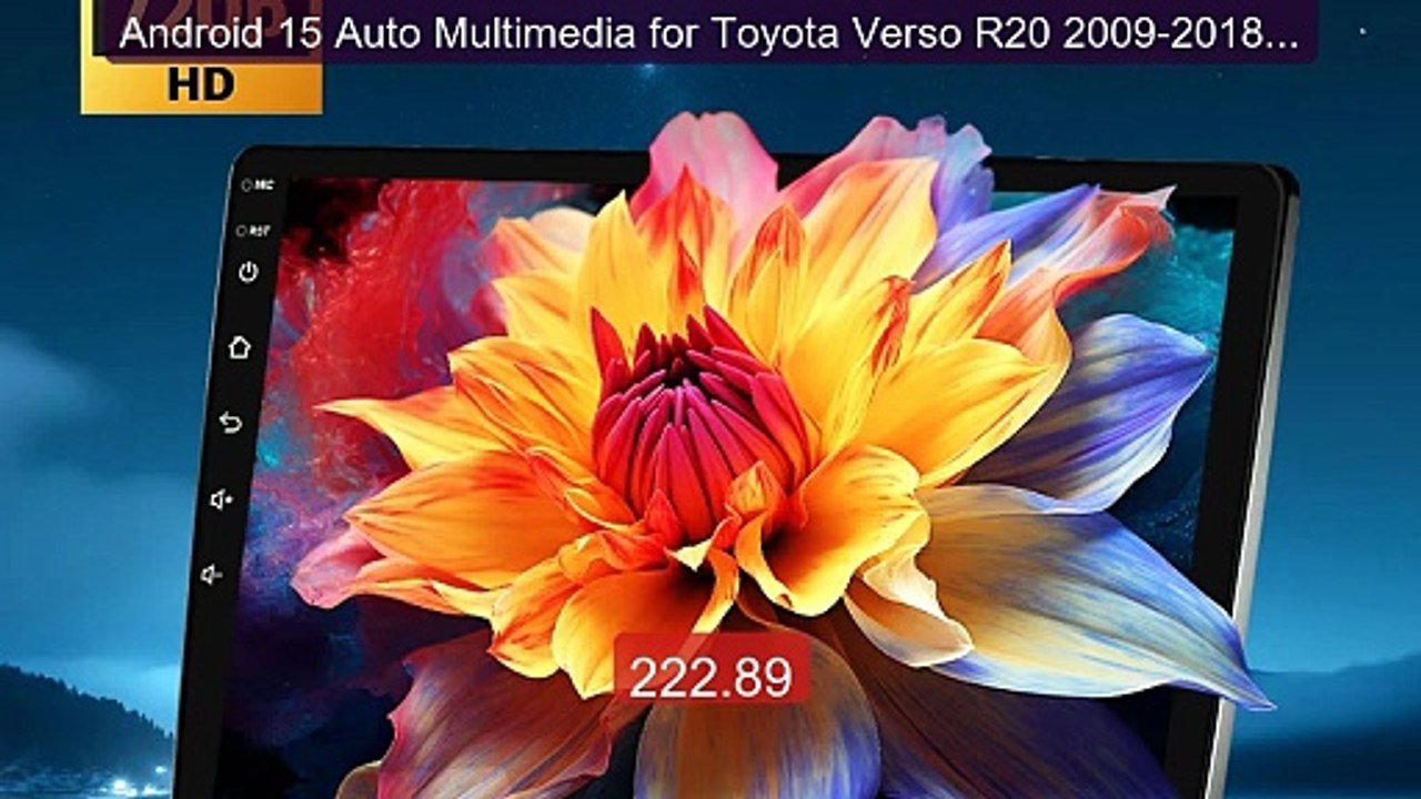 Android 15 Auto Multimedia for Toyota Verso R20 2009-2018 Car... -- Amazing Value 2026 | Must Have!