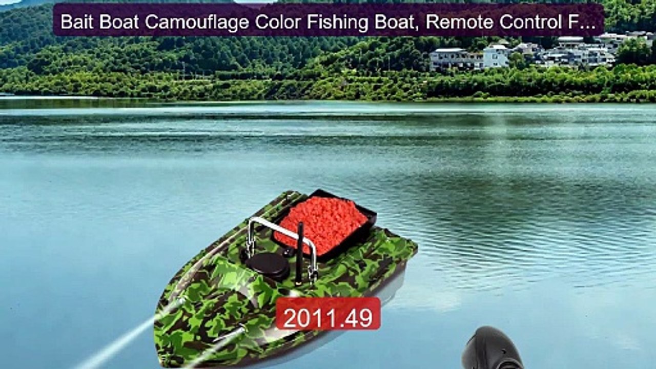 Bait Boat Camouflage Color Fishing Boat, Remote Control Feeder Boat... -- Top Rated 2026 | Buy Now!