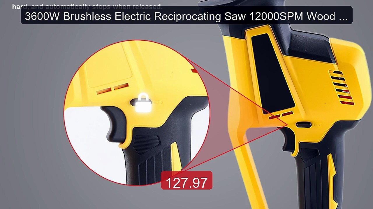 3600W Brushless Electric Reciprocating Saw 12000SPM Wood Metal... -- Hot Deal 2026 | Limited Offer!