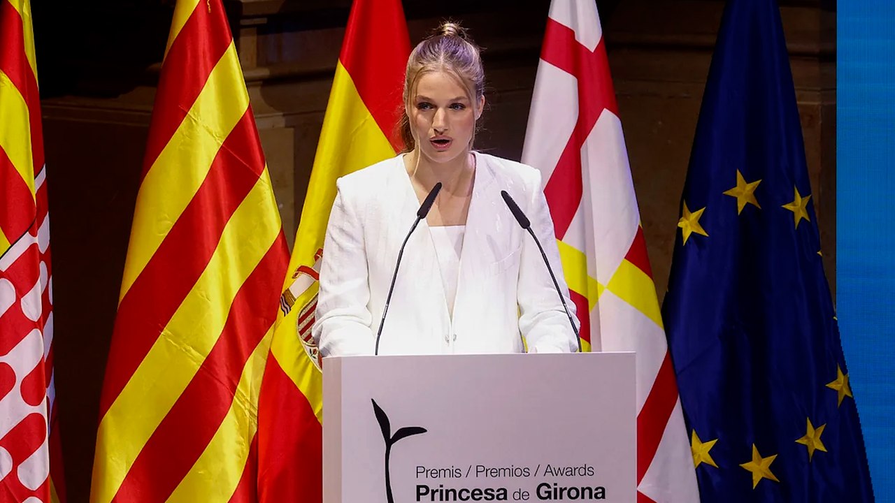 La Princesa Leonor apuesta por usar la IA "con cabeza y corazón" en los Premios Princesa de Girona