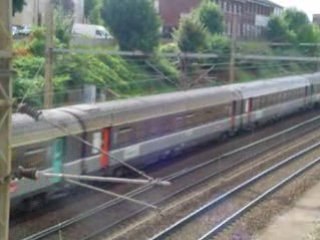 Train Corail Intercités à destination de Paris-Nord.