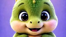 Funny dinosaur cute dance