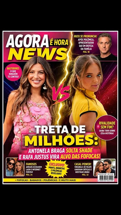 “Treta de Milhões: Antonela Braga solta shade e Rafa Justus vira alvo das fofocas!”