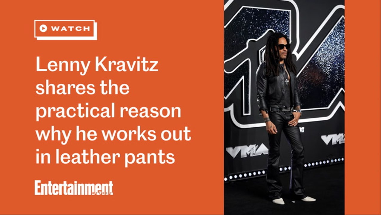 Lenny Kravitz shares the practical reason why he works out in leather pants
