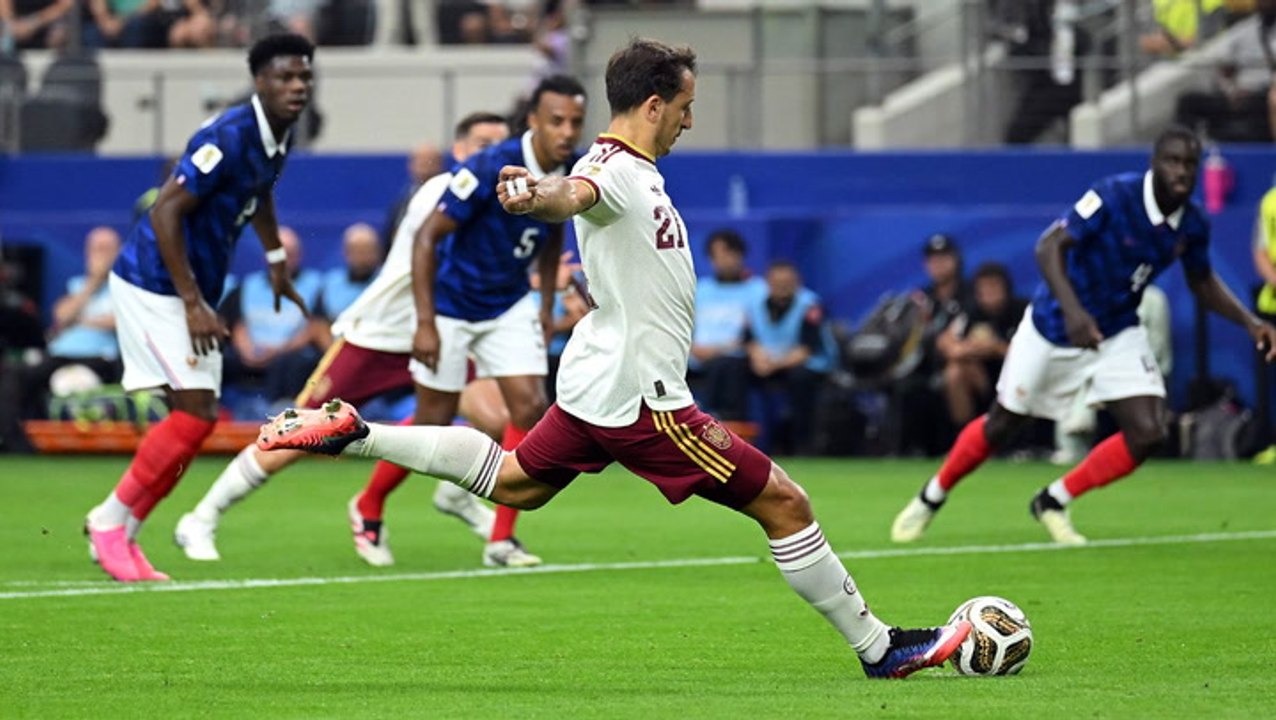 Madrid erupts as Spain score first goal against France in World Cup semi-final