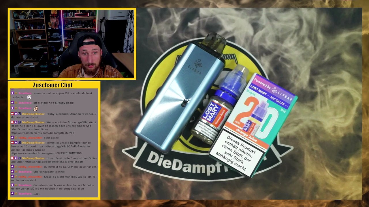 Lost Mary Orange Juice Liquid Geschmackstest
