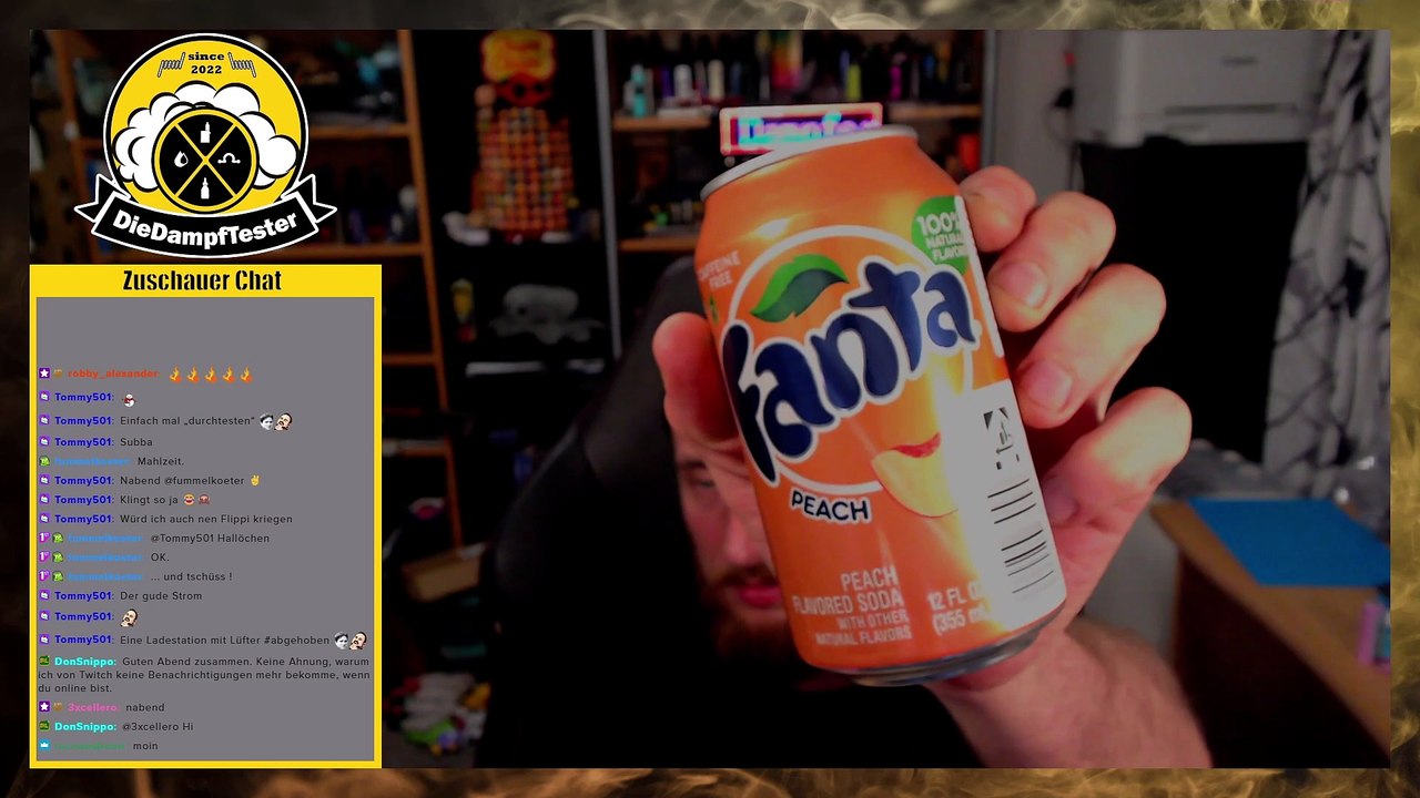 Fanta Peach Getränk Probieren