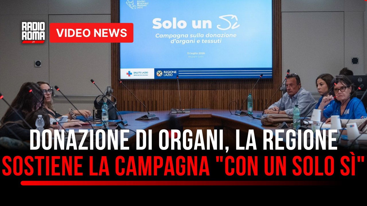 Donazione di organi, la Regione sostiene la campagna "con un solo sì"