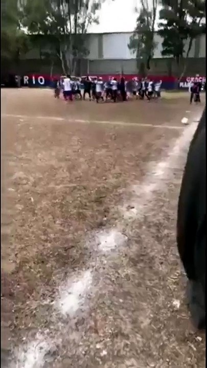 Batalla campal en un partido de una liga amateur en Ensenada