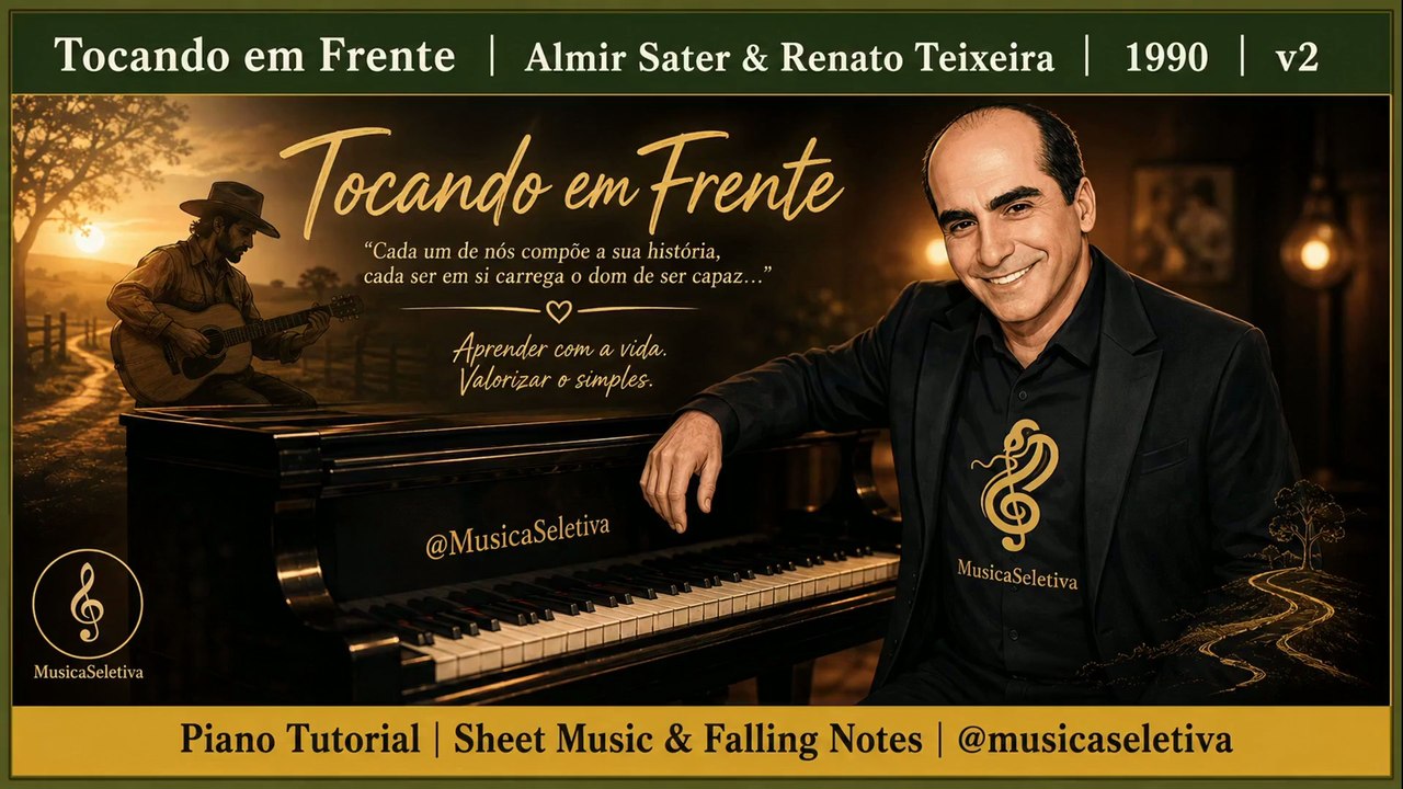 Tocando em Frente | Almir Sater & Renato Teixeira | 1990 | v2 | @MusicaSeletiva