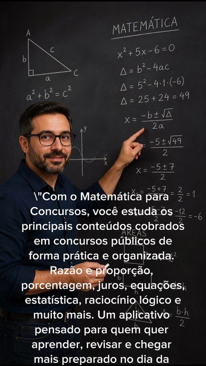 A matemática não precisa ser o motivo da sua reprovação.