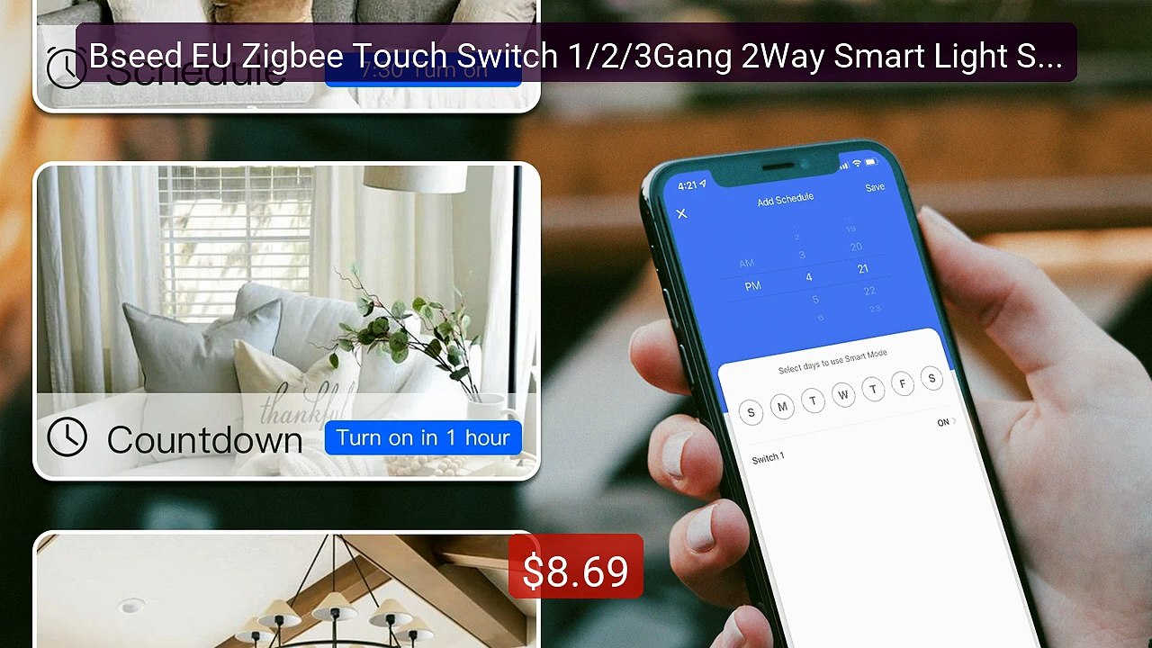 Bseed EU Zigbee Touch Switch 1/2/3Gang 2Way Smart Light Switch Wall... -- Top Rated 2026 | Buy Now!