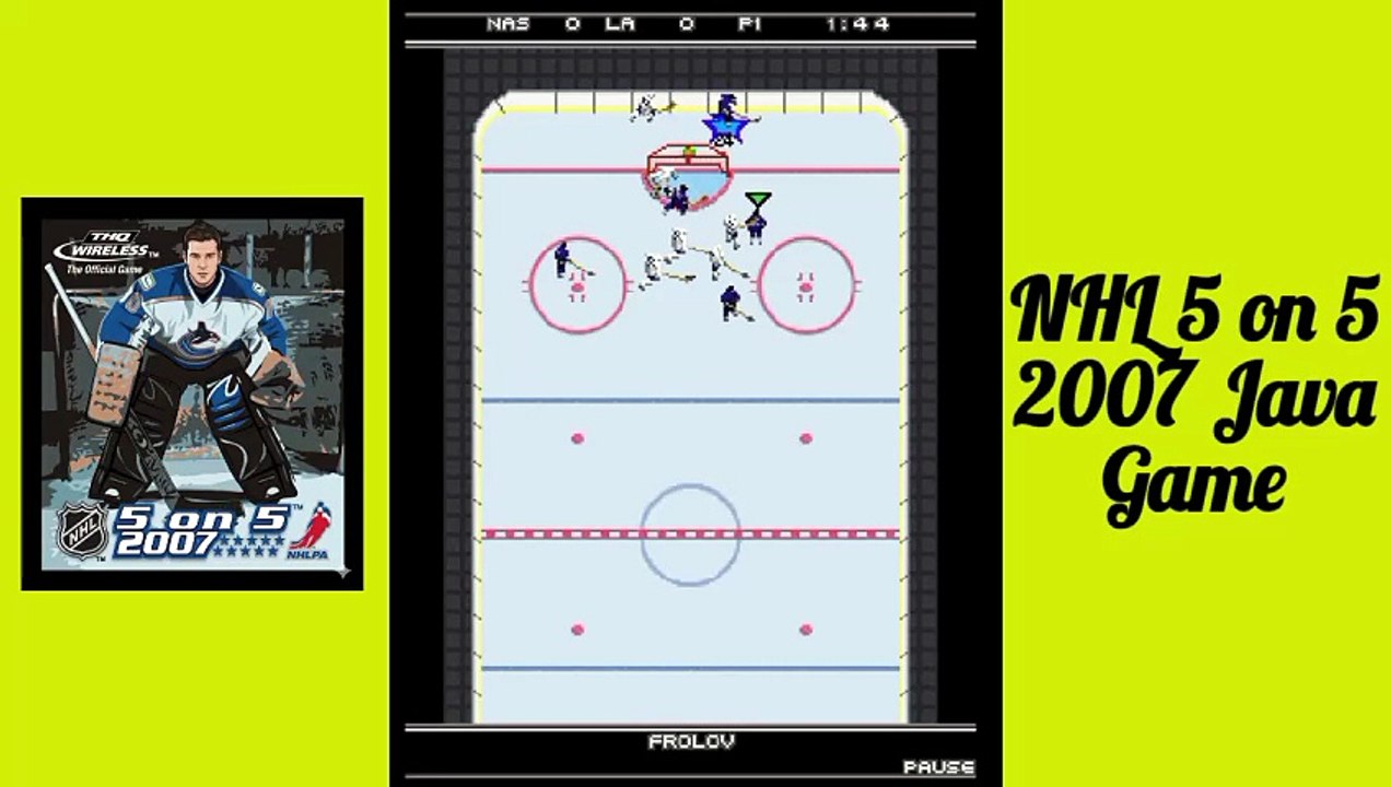 NHL 5-on-5 2007 Java Game | Classic Mobile Hockey Gameplay | THQ Sports Game