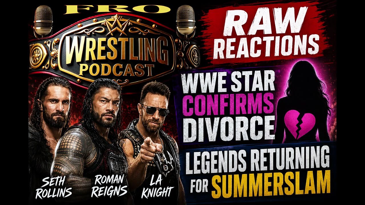 Raw Reactions - WWE Star Confirms Divorce - Legends Coming to SummerSlam