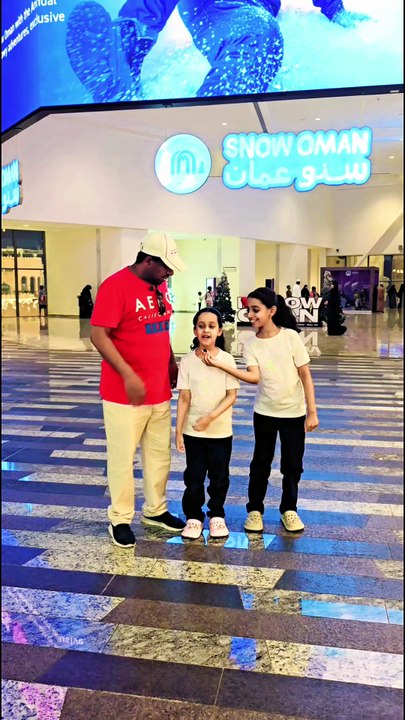 عمان مول  مسقط سنو عمان تجربة مدينة الثلج احمد العريمي
