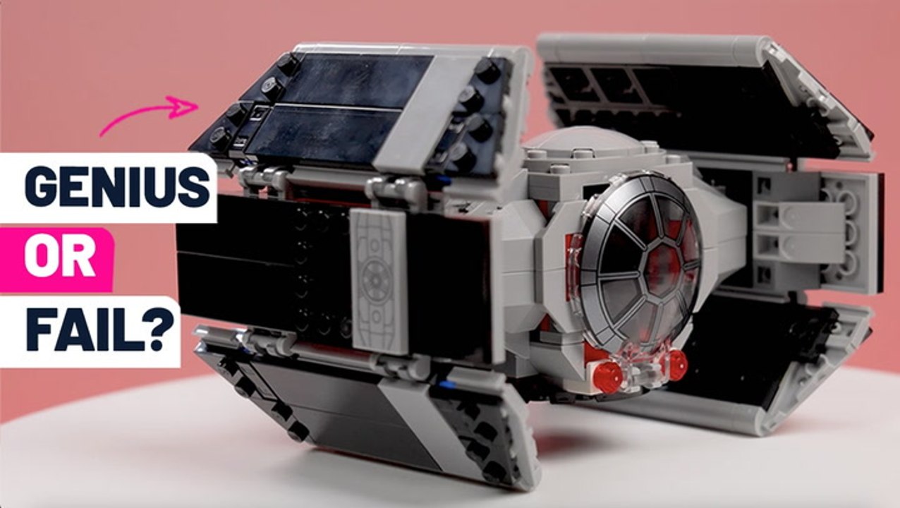 We built the new LEGO Smart Brick Darth Vader T...
