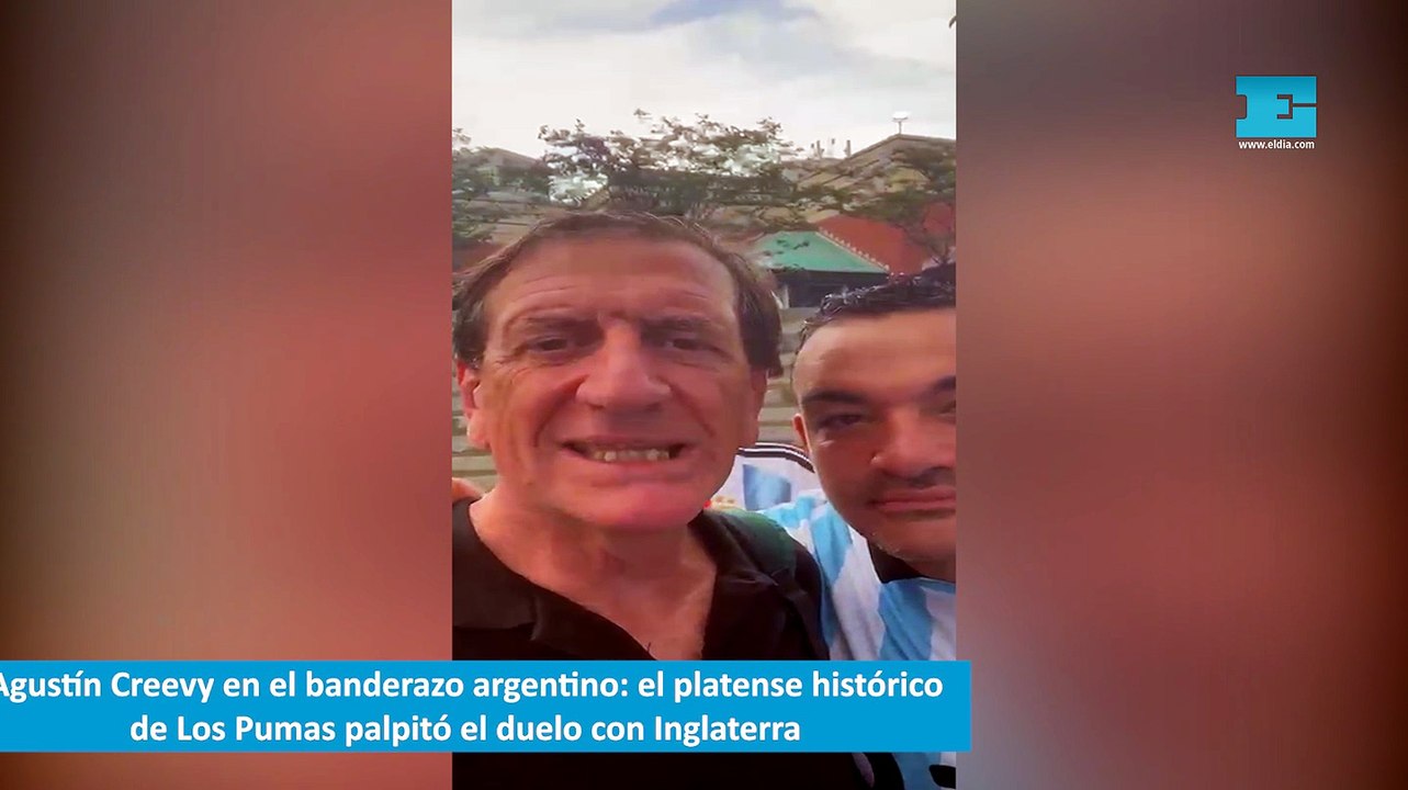Agustín Creevy en el banderazo argentino el platense histórico de Los Pumas palpitó el duelo con Inglaterra
