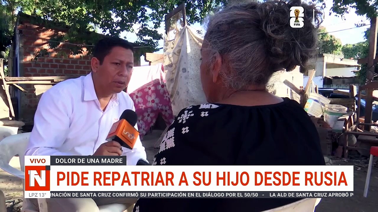 PIDE REPATRIAR A SU HIJO DESDE RUSIA