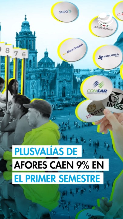 Ahorros en Afores caen 9%; registran plusvalías por 484,079 millones de pesos en la primera mitad de 2026