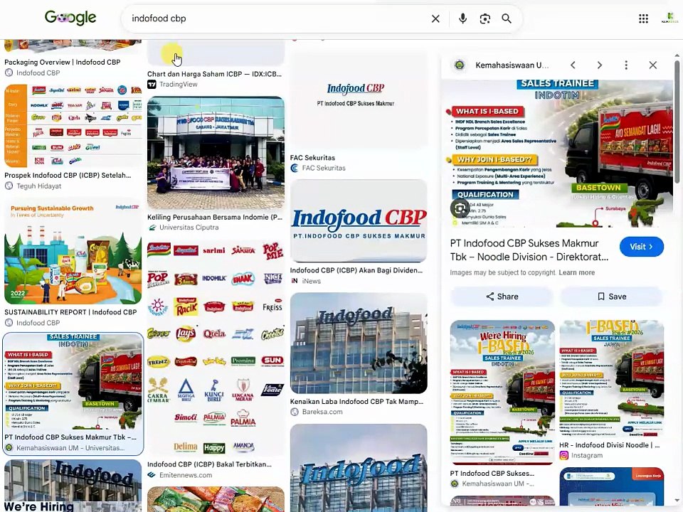 Lowongan Kerja PT Indofood CBP Sukses Makmur Juli 2026