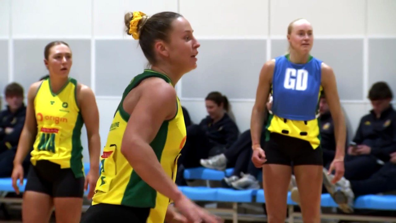 Diamonds netball team make their final preparations before Commonwealth Games