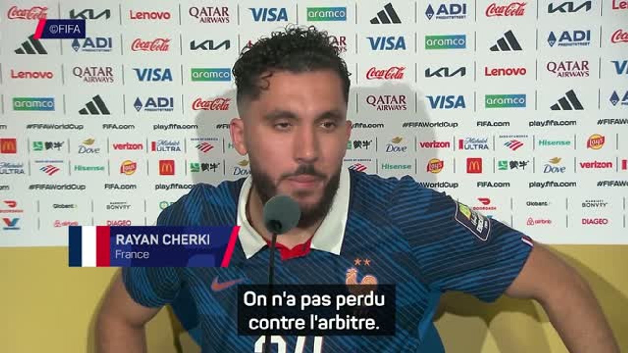 Bleus - Cherki : “On n’a pas perdu contre l’arbitre, contre l’Espagne, on a perdu contre nous-mêmes”