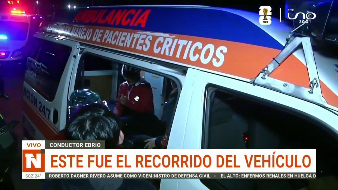 CONDUCTOR EBRIO CICLOVIA CBBA
