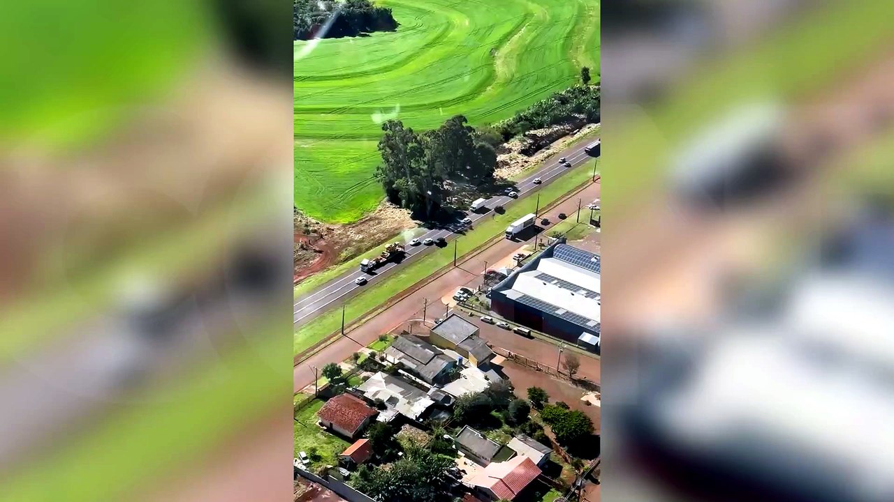 Vídeo mostra perseguição que terminou com apreensão de contrabando em Santa Tereza