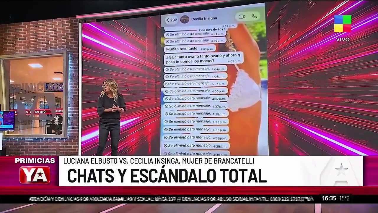 Luciana Elbusto confesó por qué filtró el chat en el que Cecilia Insinga le deseó la muerte