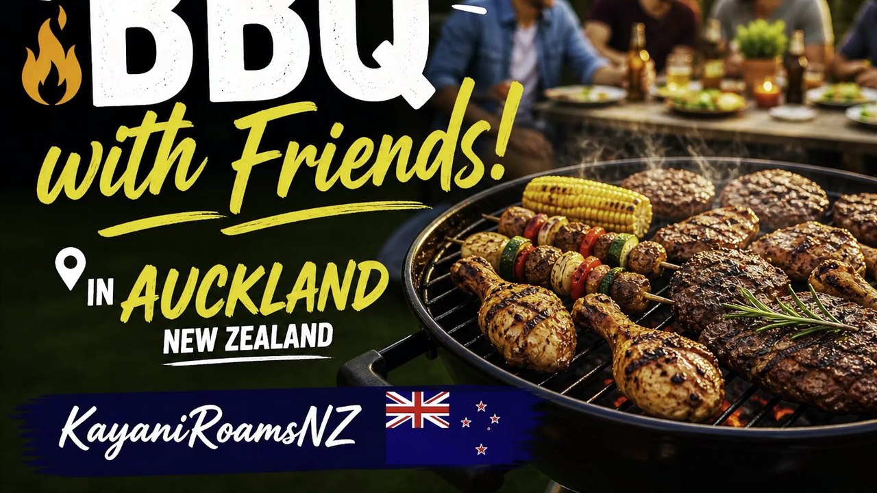 BBQ with Friends in New Zealand - Eid Meetup - KayaniRoamsNZ