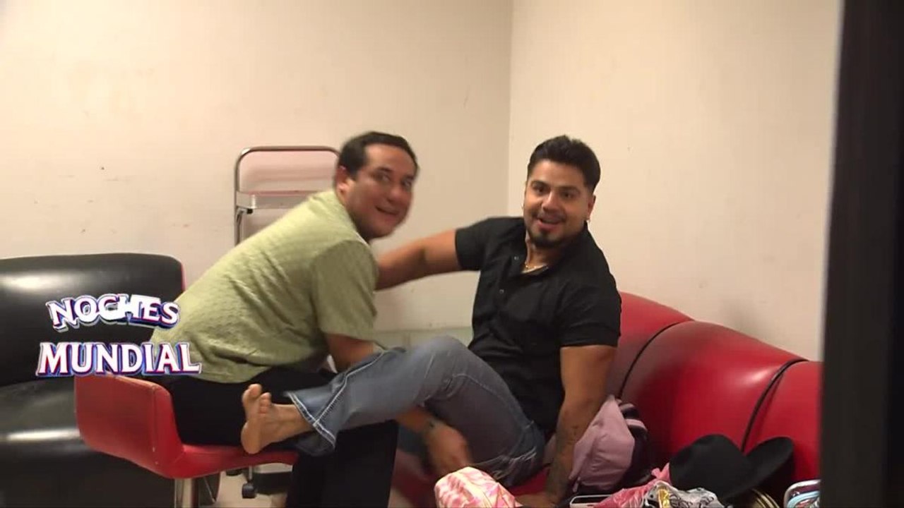 Así fueron captados 'Chencho' y André en camerinos