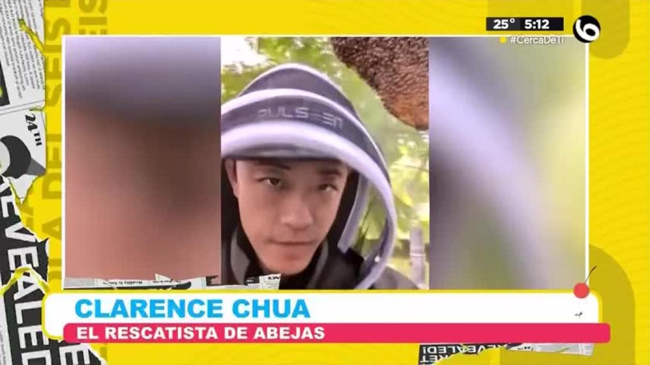 Clarence Chua el rescatista de millones de abejas