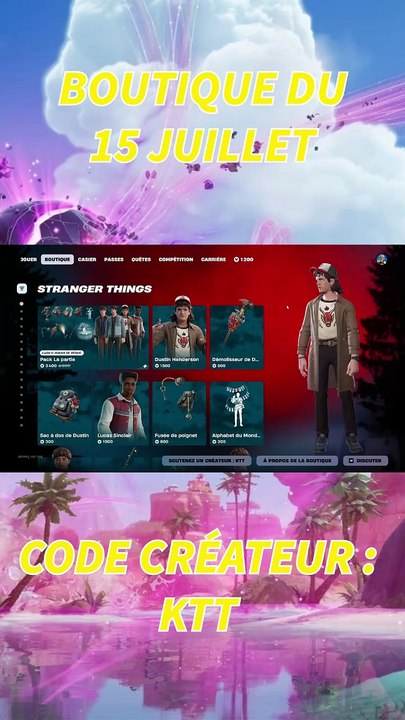 Boutique du 15 Juillet 2026 ! Retour de Stranger Things !