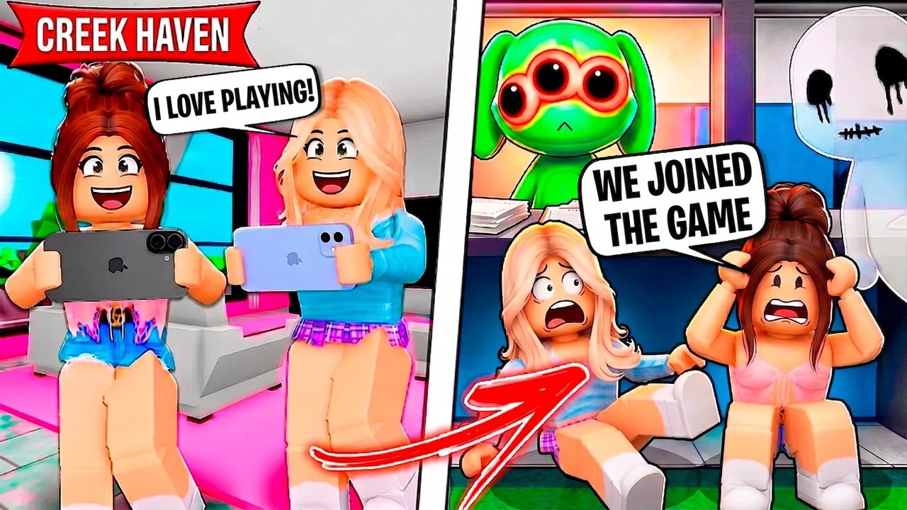 These Roblox-Obsessed Girls Got Trapped in the Game! | Brookhaven RP Stories | Roblox