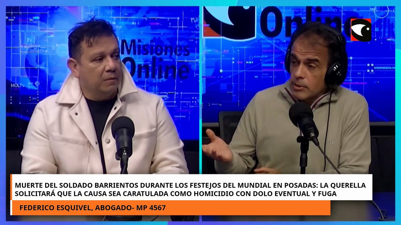 La querella del soldado Barrientos solicitará el cambio de caratula