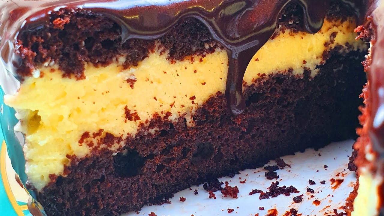 Sehr einfaches und leckeres Rezept. Eskimo-Schokoladenkuchen mit einfachen Zutaten.