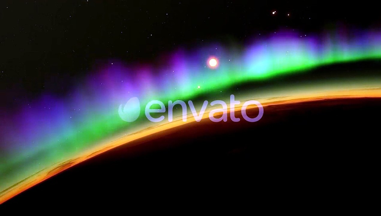 Timelapse animation of a rocky exoplanet with Earth-like features and prominent Northern Lights