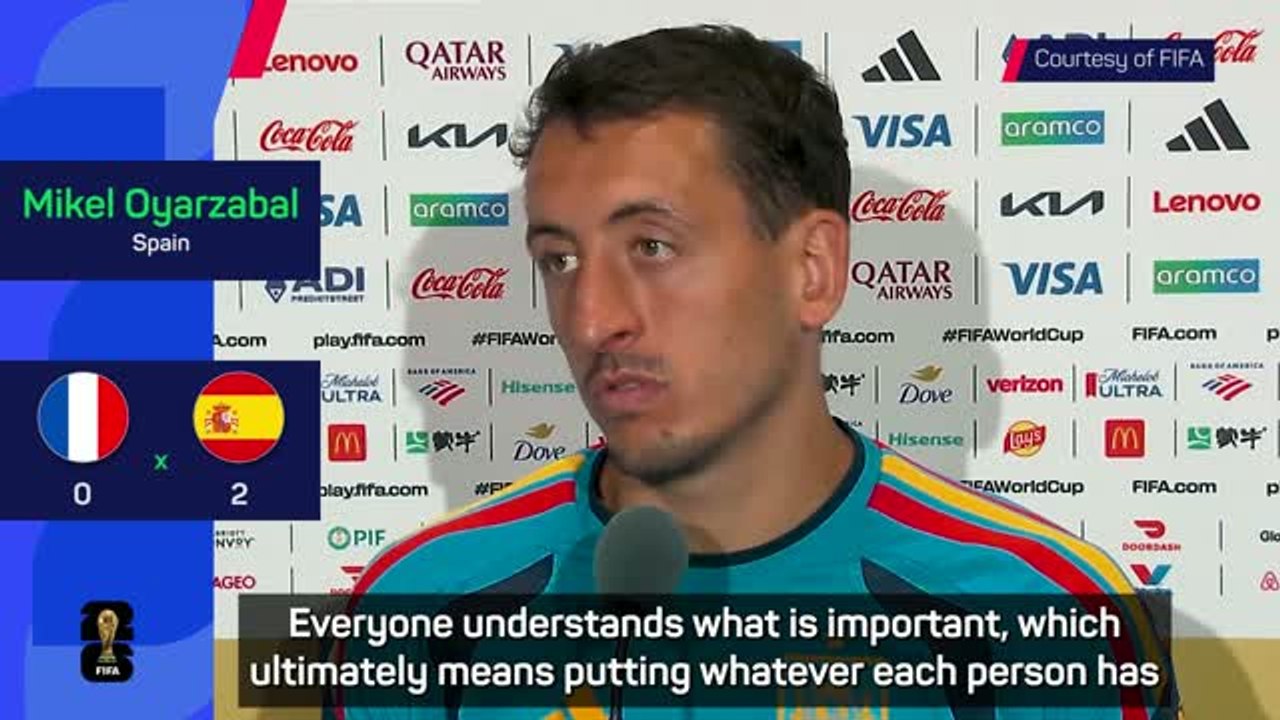 'You cannot even imagine' - Oyarzabal ecstatic as Spain reach World Cup final