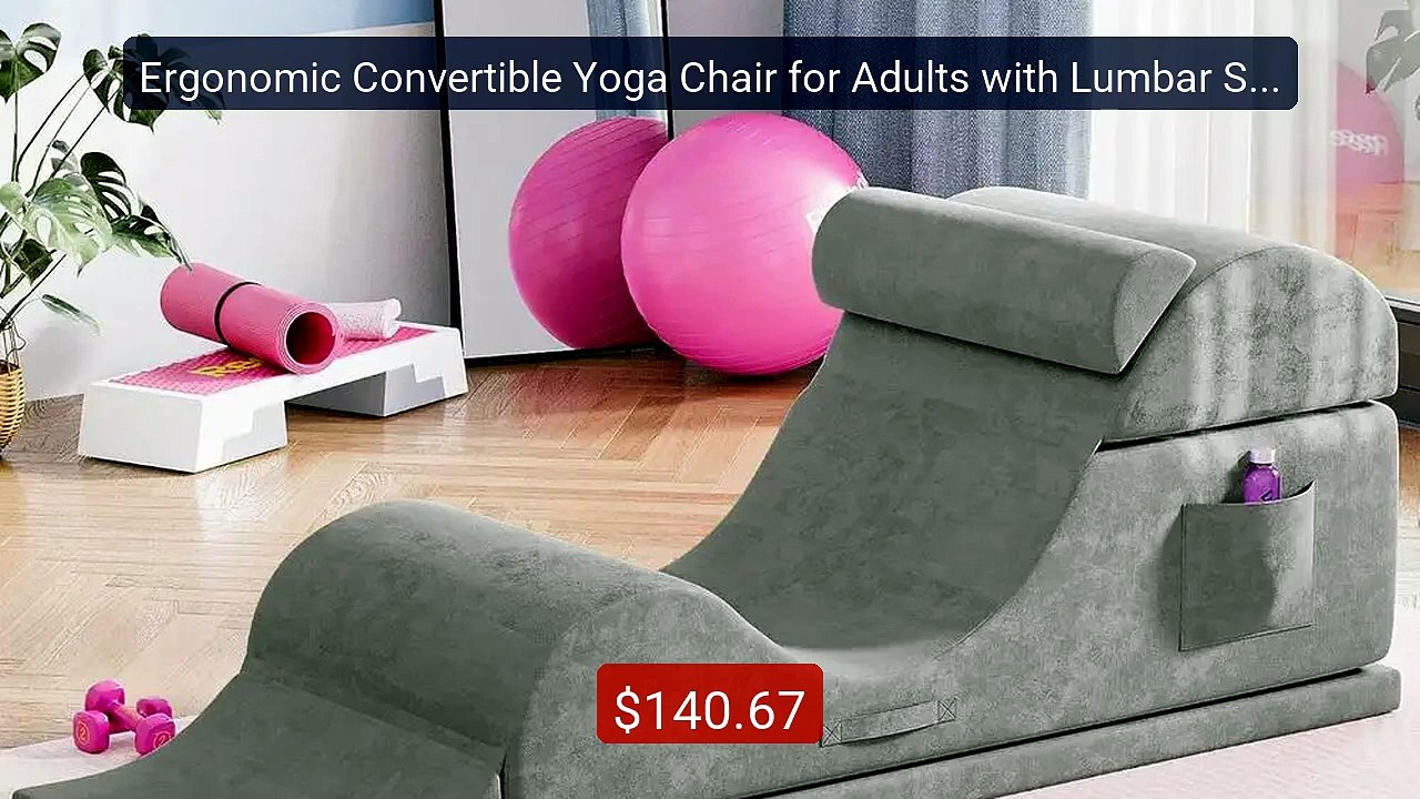 Ergonomic Convertible Yoga Chair for Adults with Lumbar Support, Wa... -- Top Rated 2026 | Buy Now!