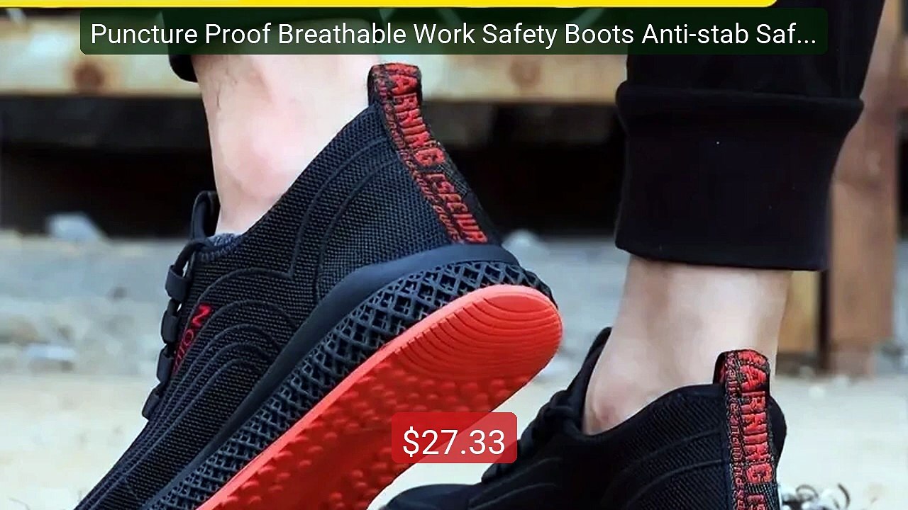 Puncture Proof Breathable Work Safety Boots Anti-stab Safety S... -- Best Buy 2026 | Great Quality!
