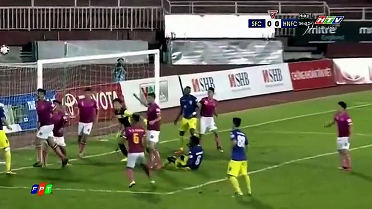 Hà Nội FC 0-0 Sài Gòn - Goals and Highlights (2/3/2017) | HTV Thể Thao (Truyền Hình FPT)
