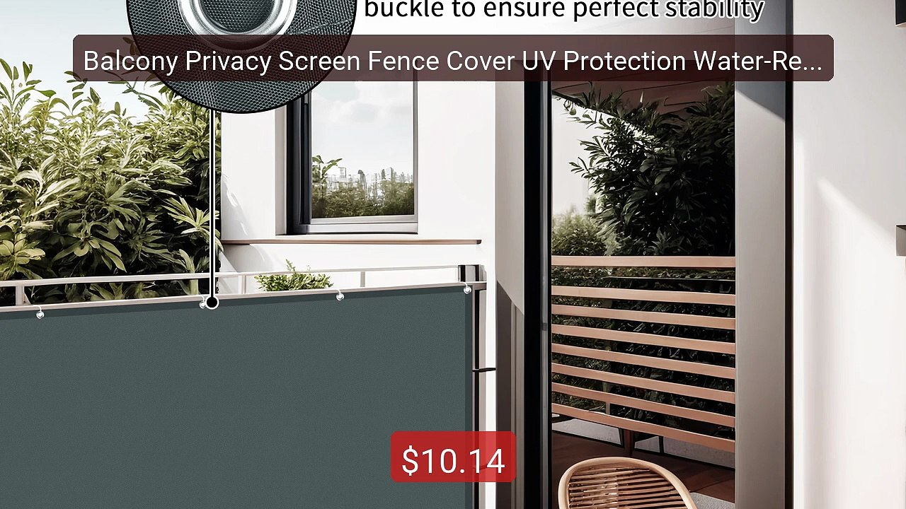 Balcony Privacy Screen Fence Cover UV Protection Water-Resista... -- Best Buy 2026 | Great Quality!