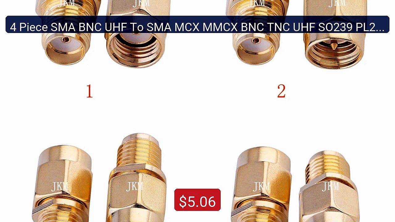 4 Piece SMA BNC UHF To SMA MCX MMCX BNC TNC UHF SO239 PL259 N ... -- Hot Deal 2026 | Limited Offer!