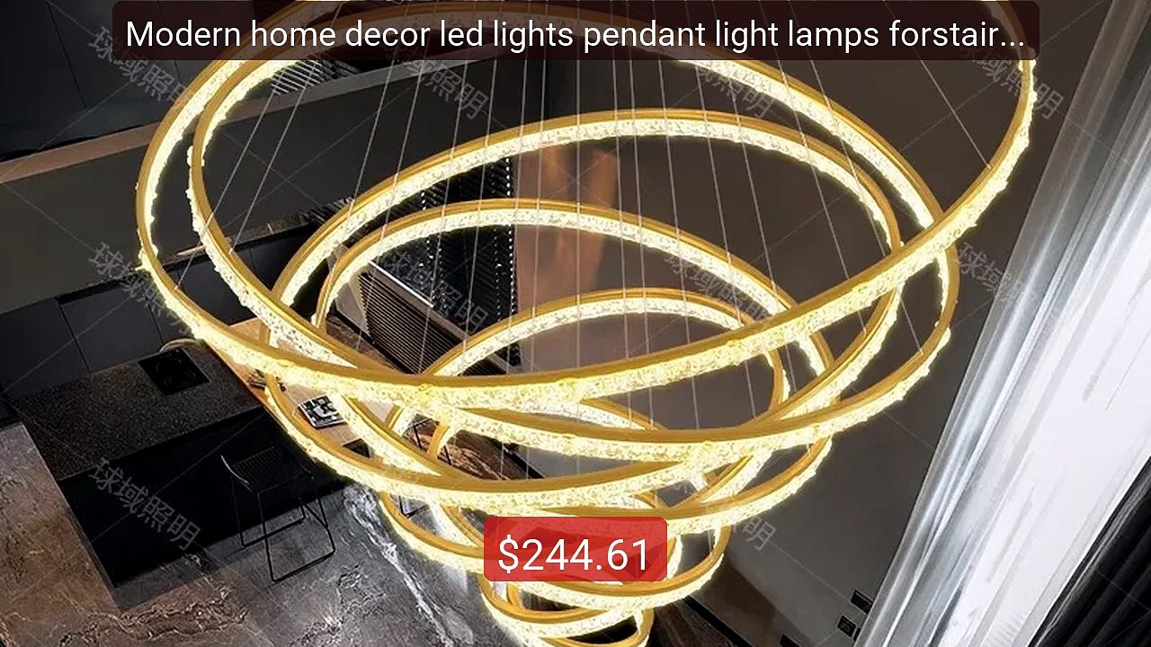Modern home decor led lights pendant light lamps forstaircase ... -- Hot Deal 2026 | Limited Offer!
