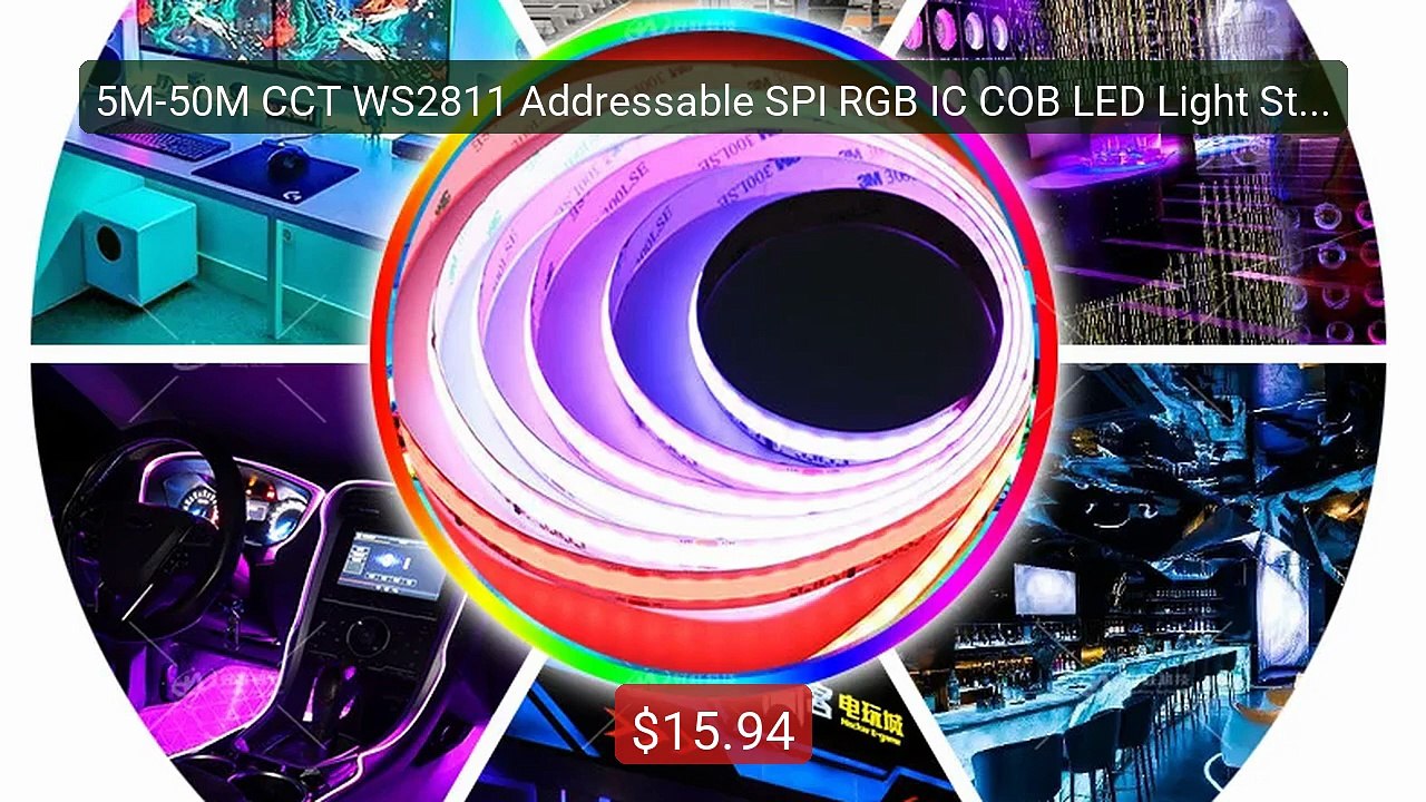5M-50M CCT WS2811 Addressable SPI RGB IC COB LED Light Strip D... -- Best Buy 2026 | Great Quality!