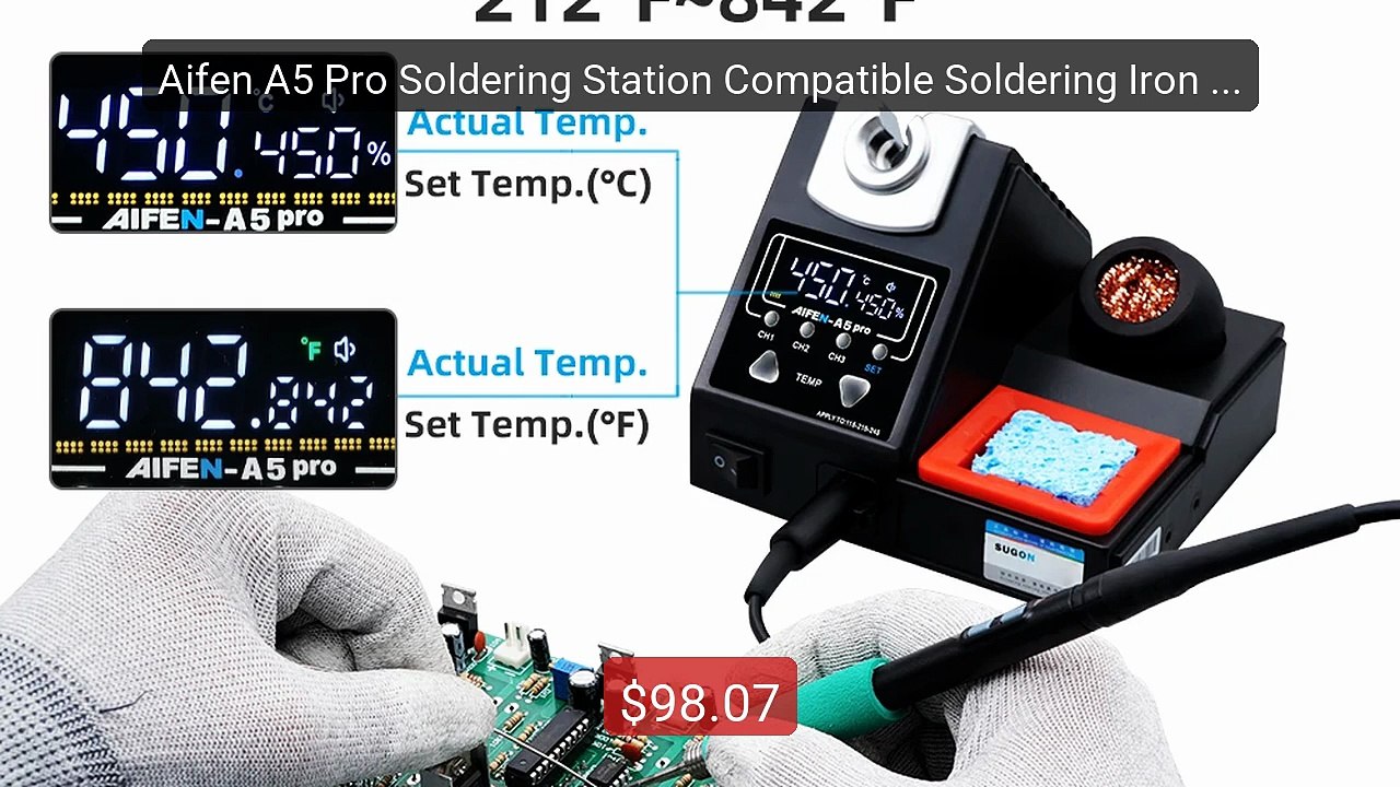 Aifen A5 Pro Soldering Station Compatible Soldering Iron Tips... -- Amazing Value 2026 | Must Have!