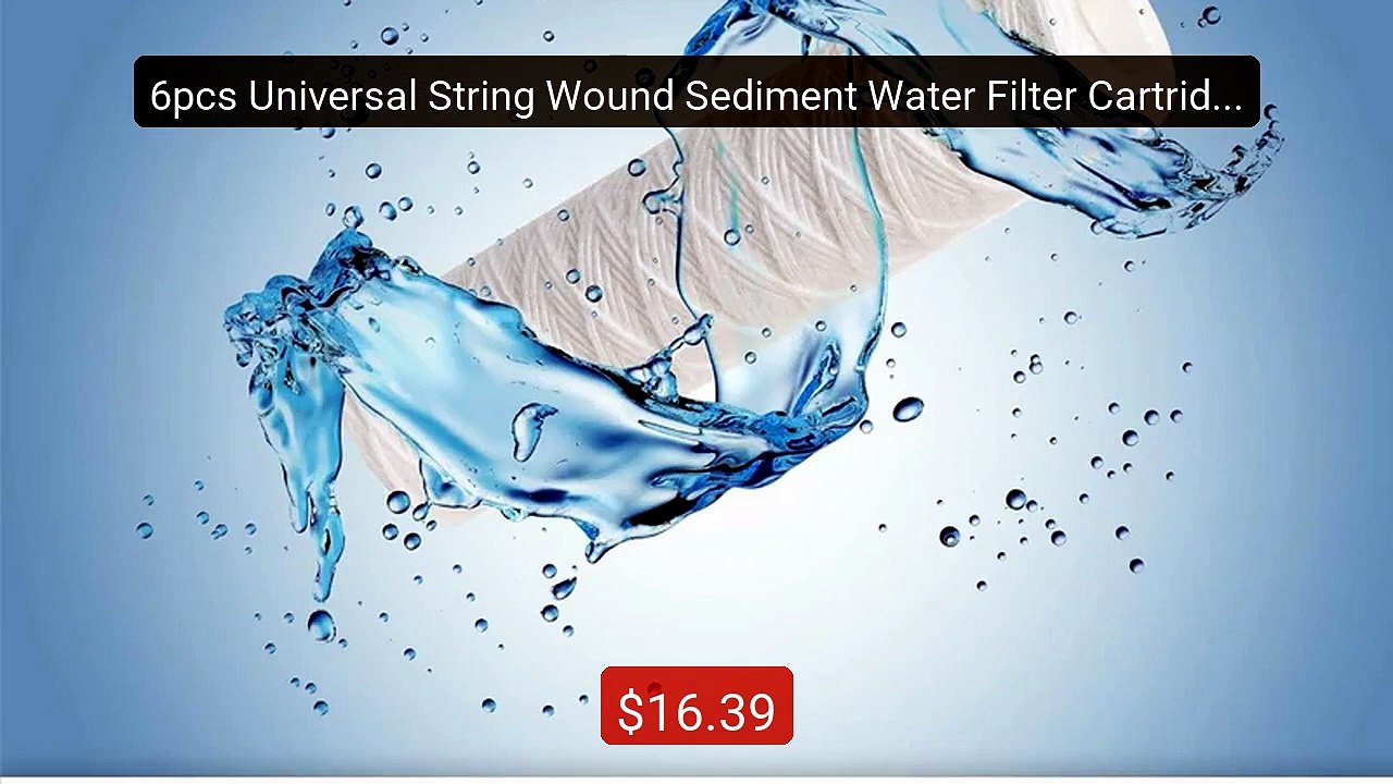 6pcs Universal String Wound Sediment Water Filter Cartridge... -- Top Pick 2026 | Unbeatable Price!