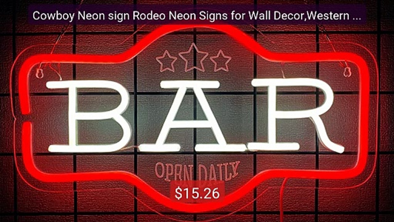 Cowboy Neon sign Rodeo Neon Signs for Wall Decor,Western Bar R... -- Hot Deal 2026 | Limited Offer!