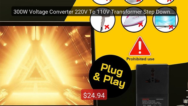 300W Voltage Converter 220V To 110V Transformer Step Down Transfor... Best Deal 2026 | Shop Now!